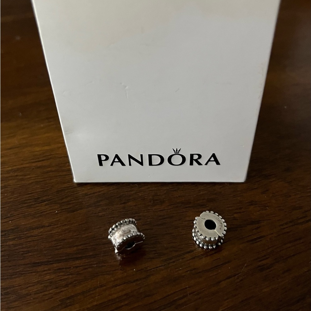 Pandora Silver Beaded Charms